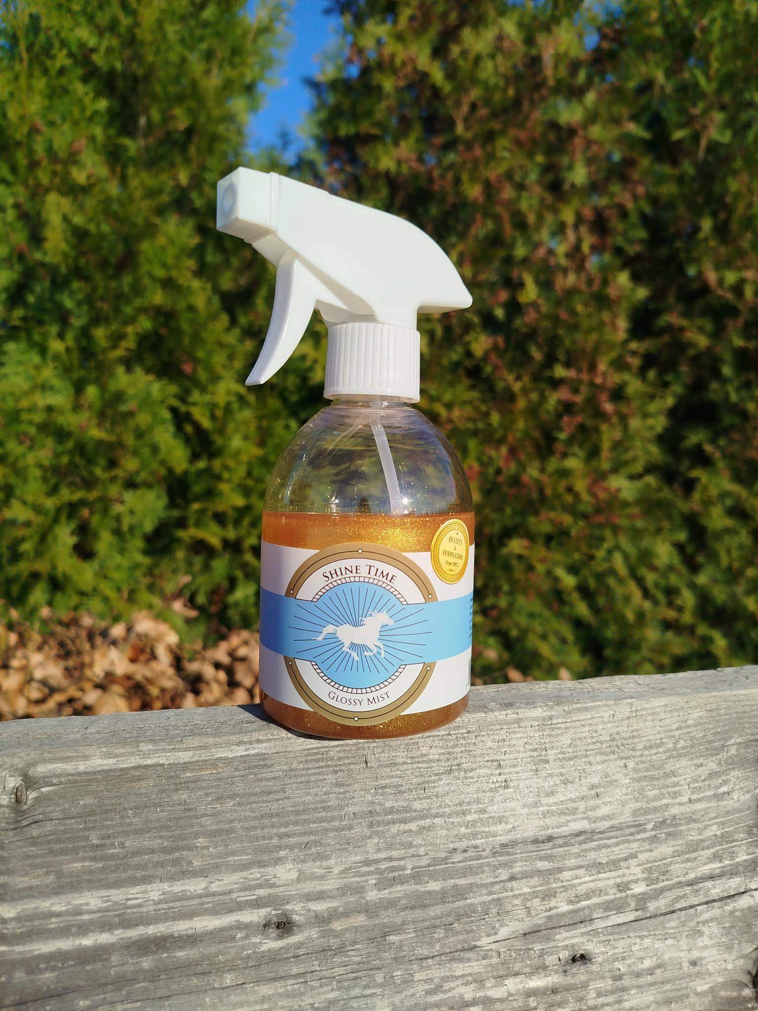 SHINE TIME złota mgiełka nabłyszczająca do sierści i włosia