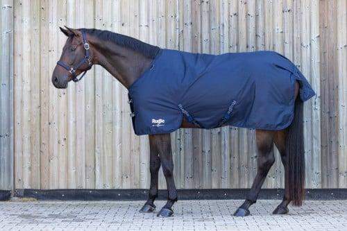 Derka przeciwdeszczowa dla konia RugBe, 100 g, granatowy, Covalliero
