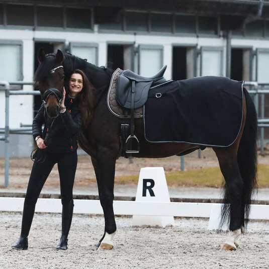 Półderka polarowa Kiel czarna, Horze