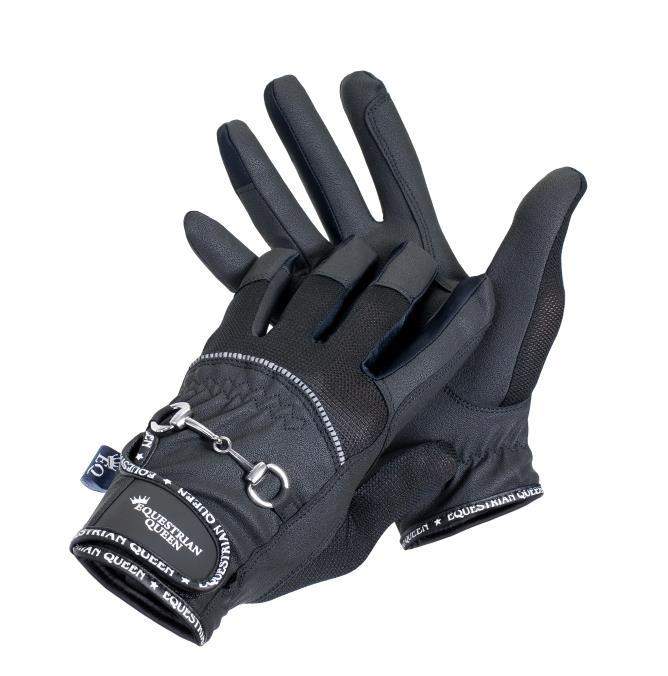 Rękawiczki EQ. QUEEN Crete czarne