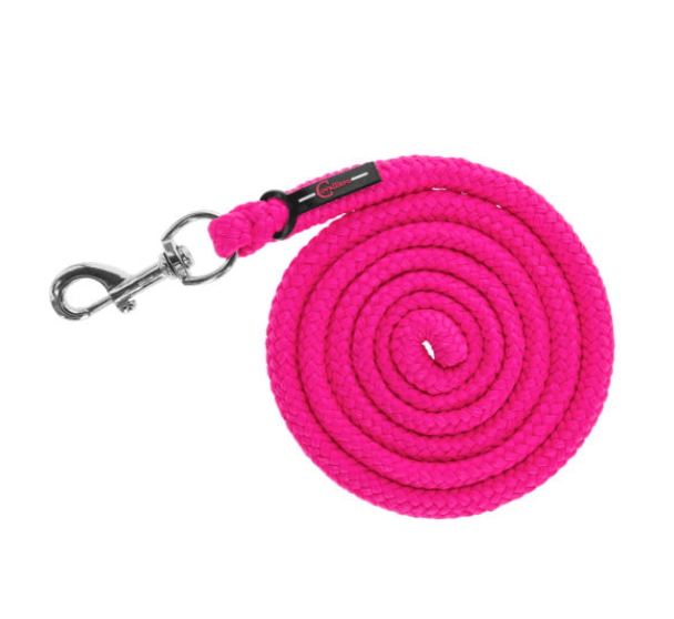 Uwiąz dla konia Hippo, zwykły karabińczyk, różowy, Covalliero