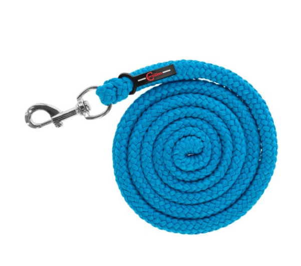Uwiąz dla konia Hippo, zwykły karabińczyk, niebieski, Covalliero