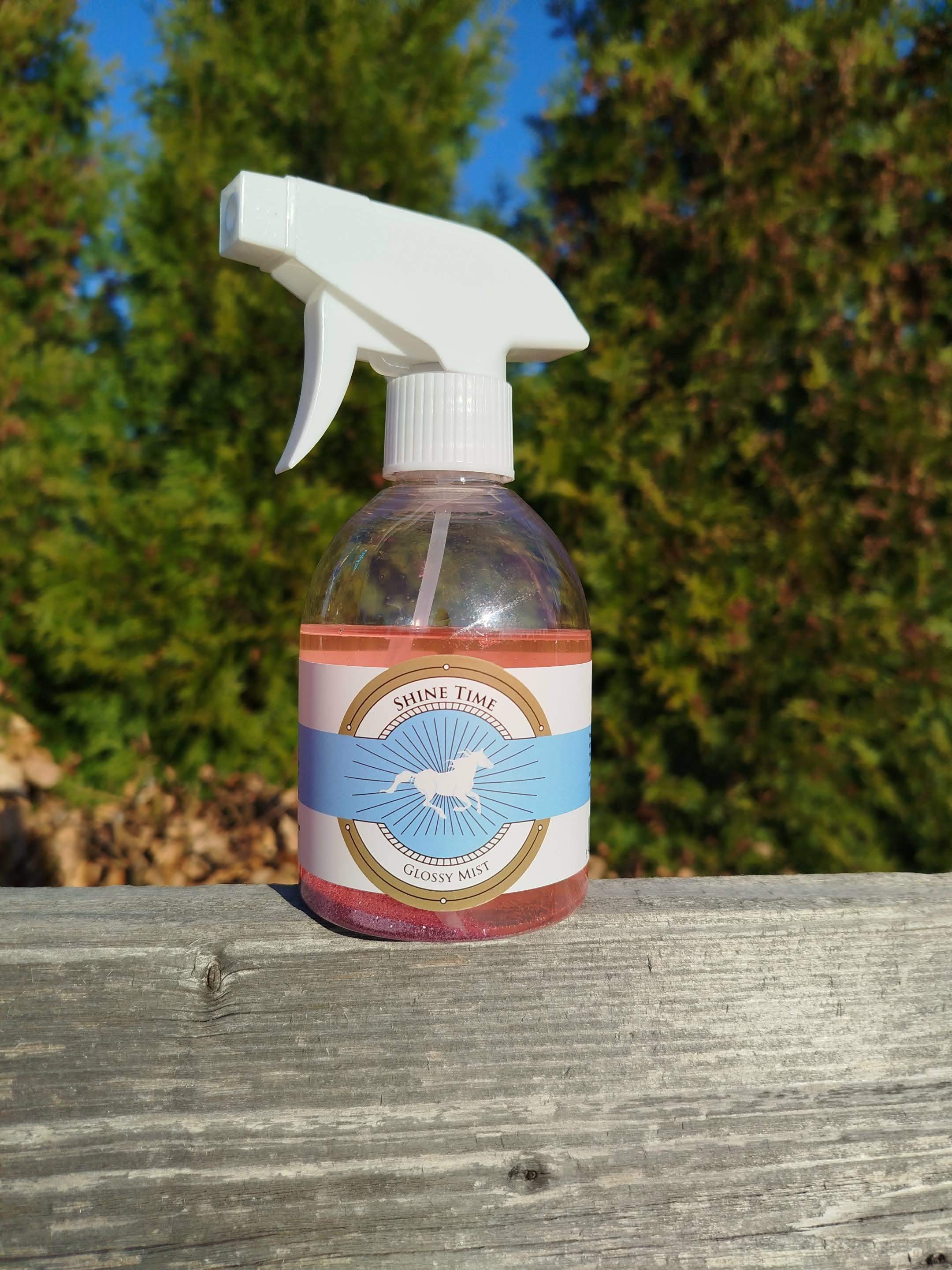 SHINE TIME różowa mgiełka nabłyszczająca do sierści i włosia