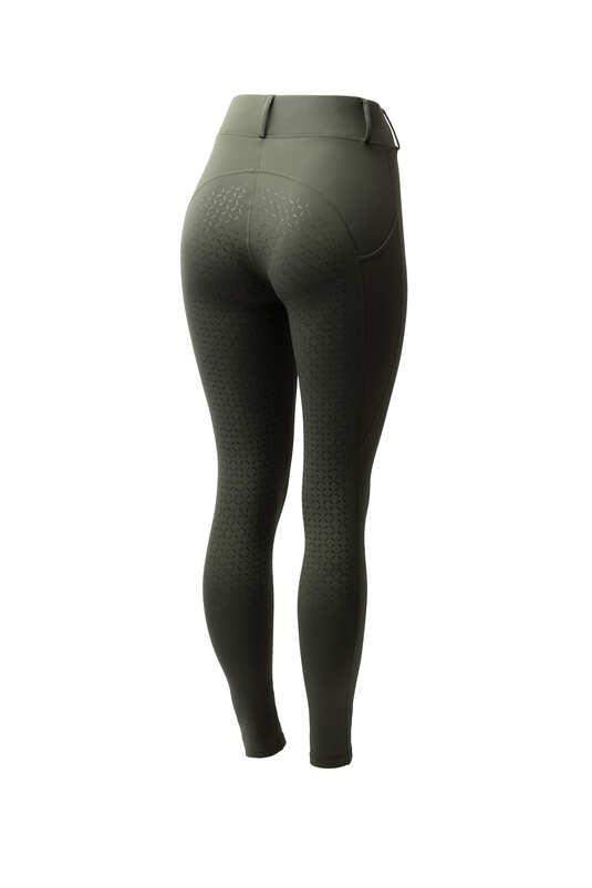 Dea zimowe legginsy z pełnym lejem zielone